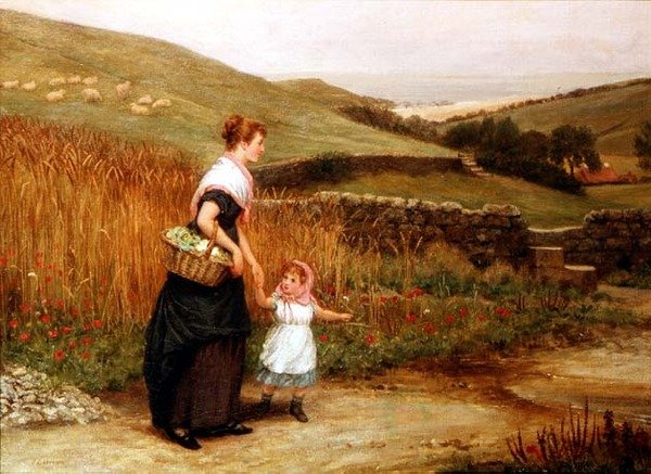 Thuis Komen van de Markt door Arthur Langley Vernon