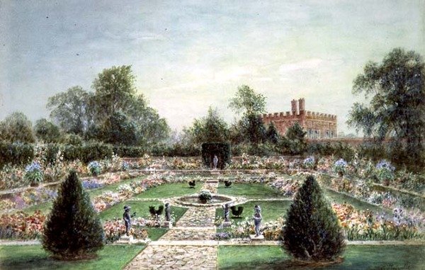 De Italiaanse tuin door Arthur Melville