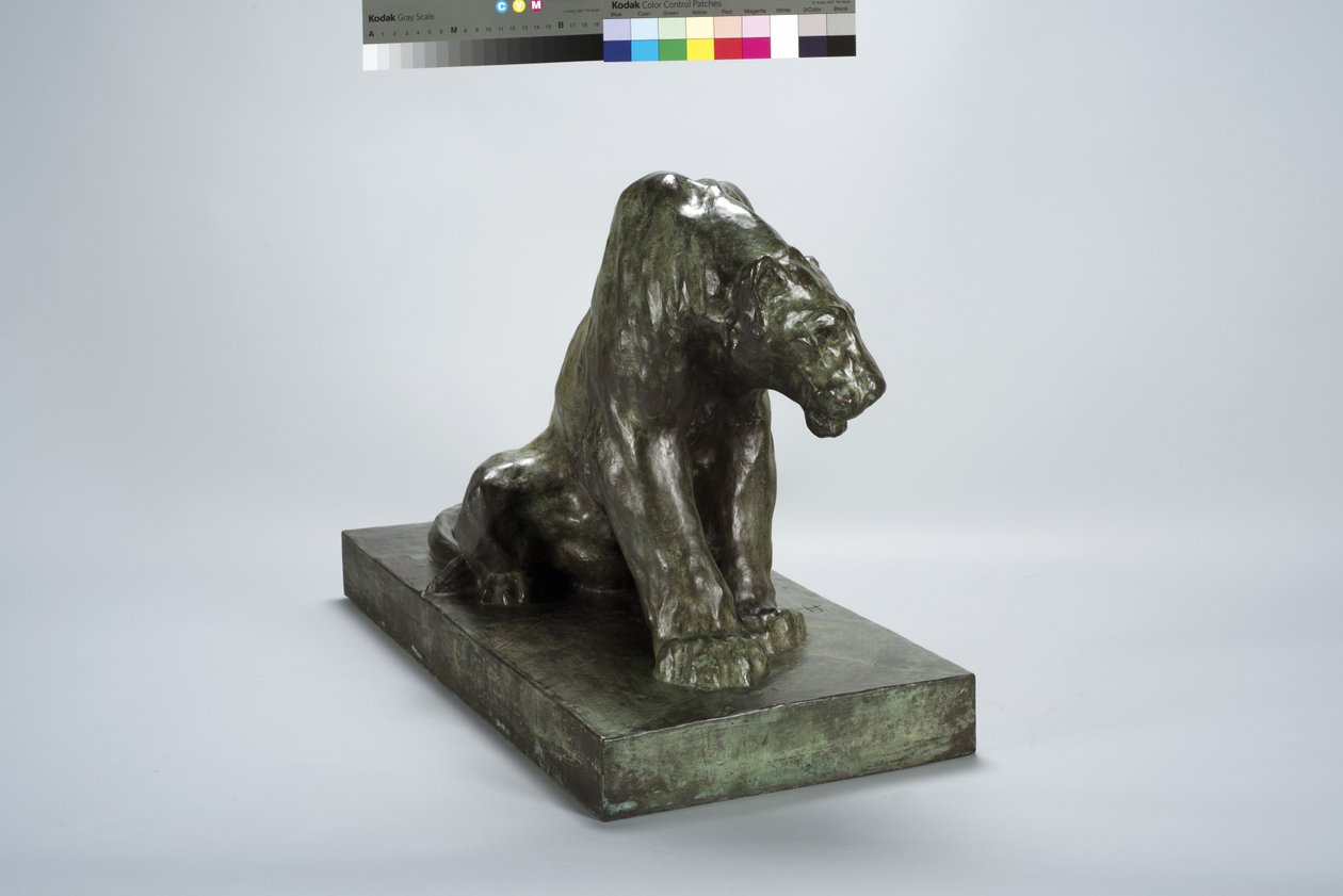 Puma op wacht door Arthur Putnam