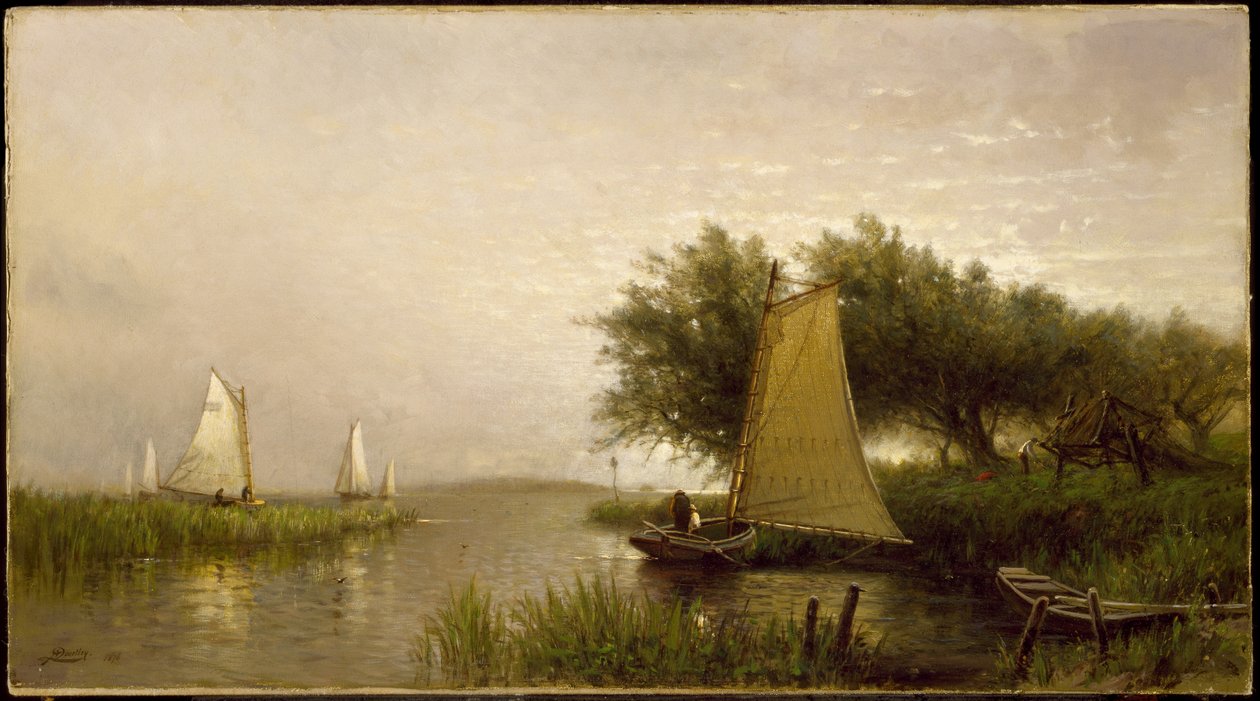 Op Synepuxent Bay, Maryland door Arthur Quartley