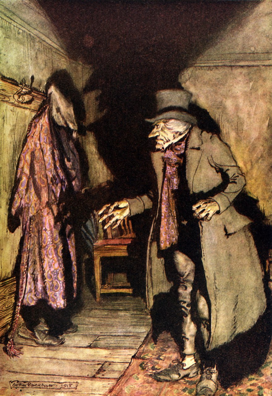 Een kerstlied van Charles Dickens door Arthur Rackham