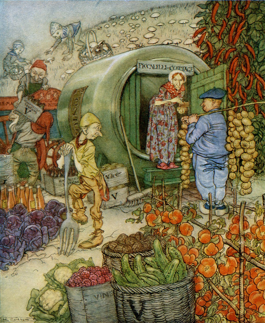 Meneer en mevrouw Azijn door Arthur Rackham