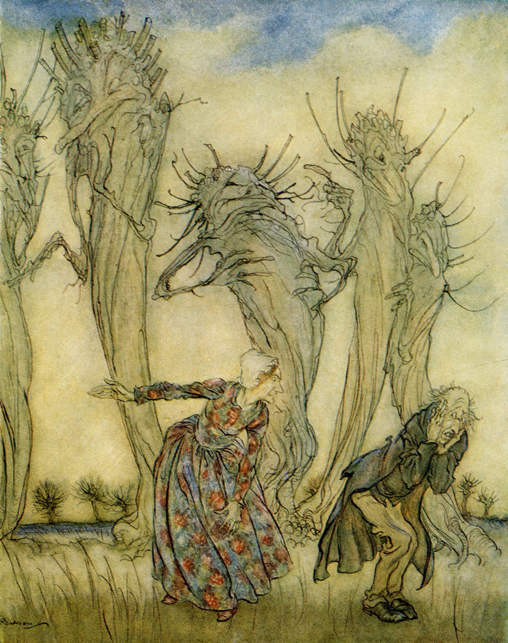 Meneer en mevrouw Azijn door Arthur Rackham