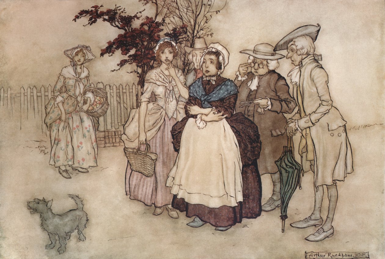 Rip Van Winkle, 1907 door Arthur Rackham