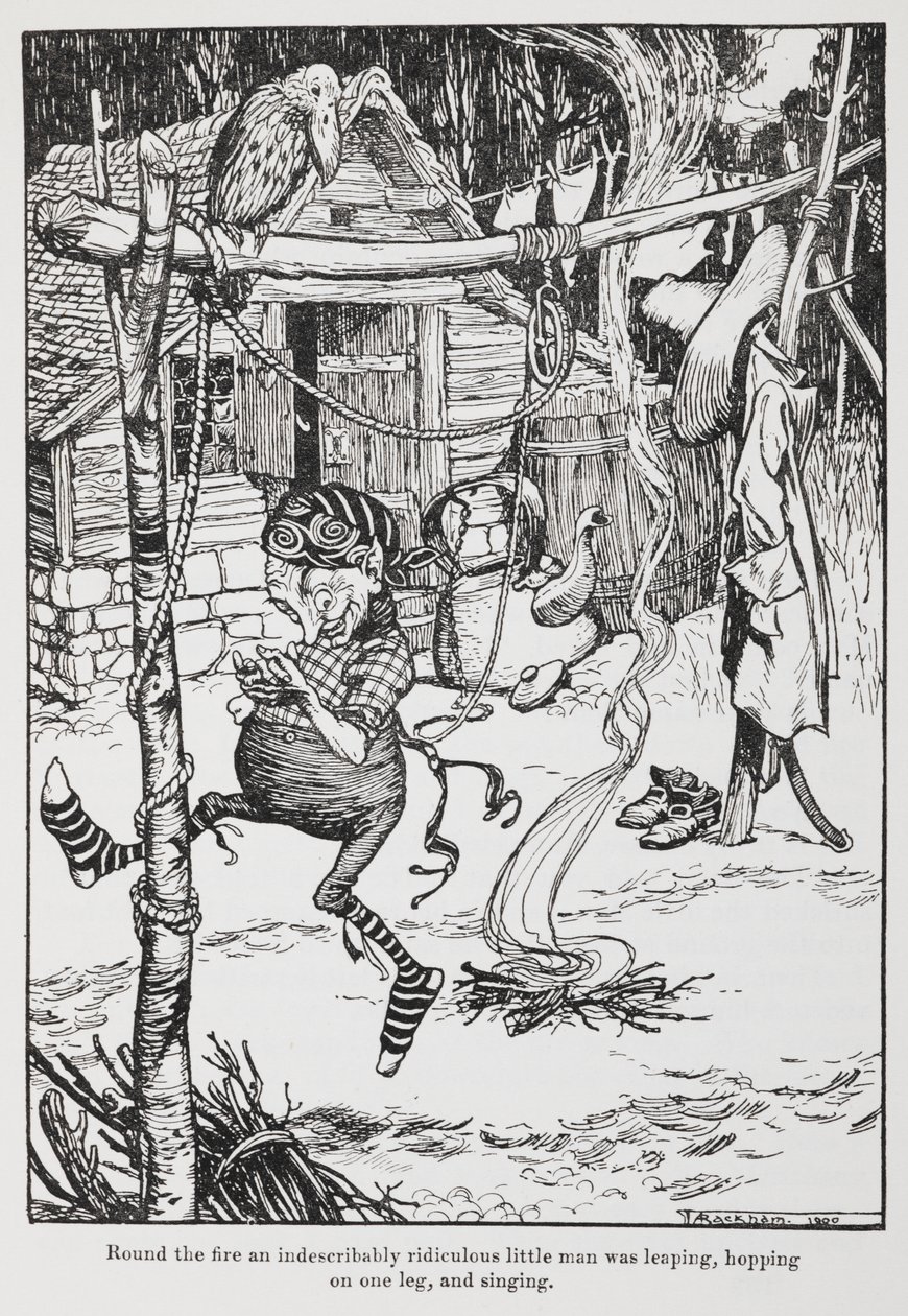 Repelsteeltje door Arthur Rackham