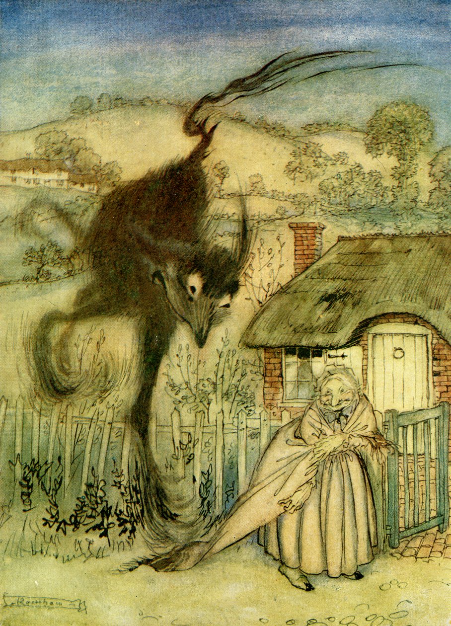 Het boeman beest door Arthur Rackham