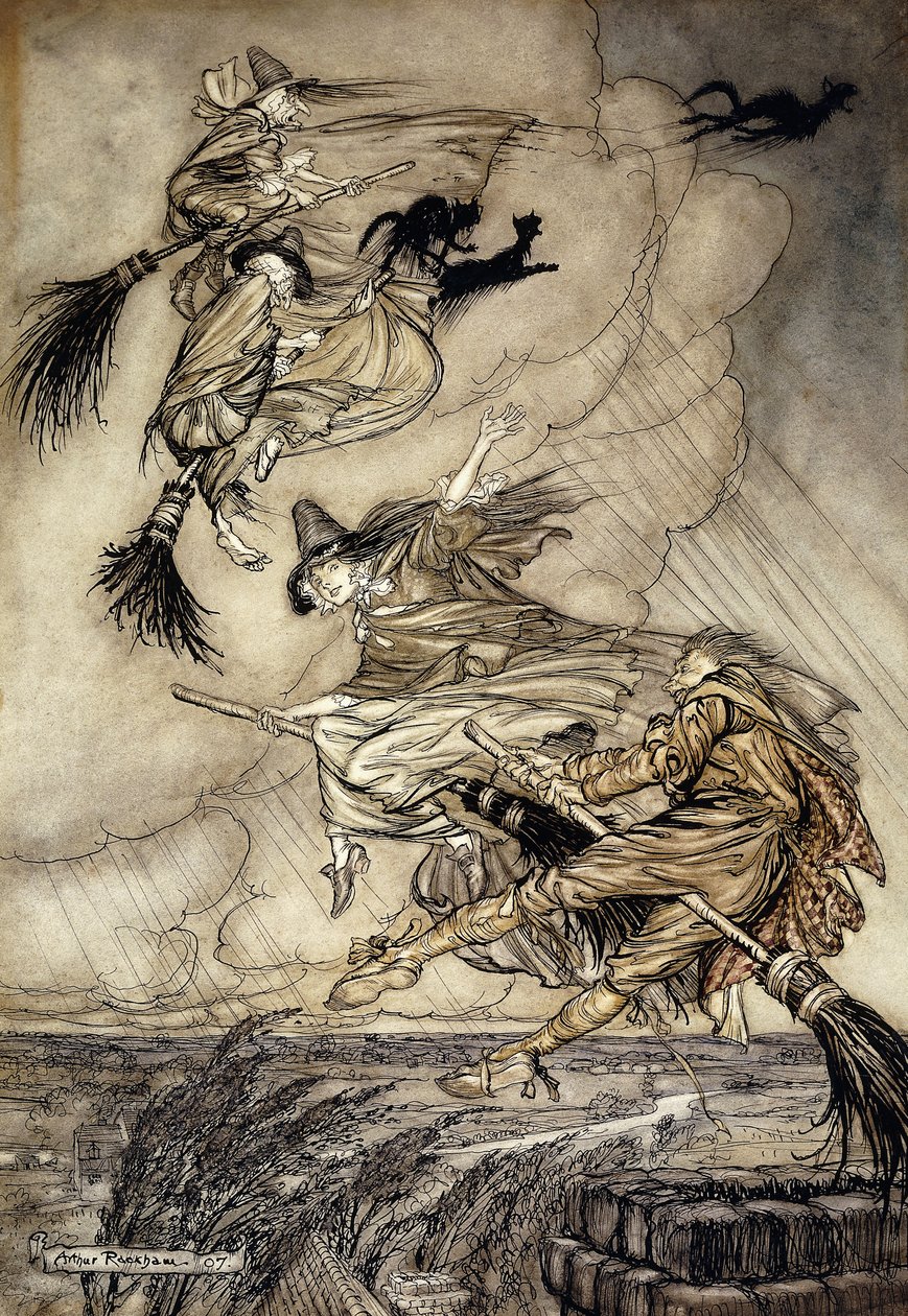 De Ingoldsby-legendes: Frontispice door Arthur Rackham