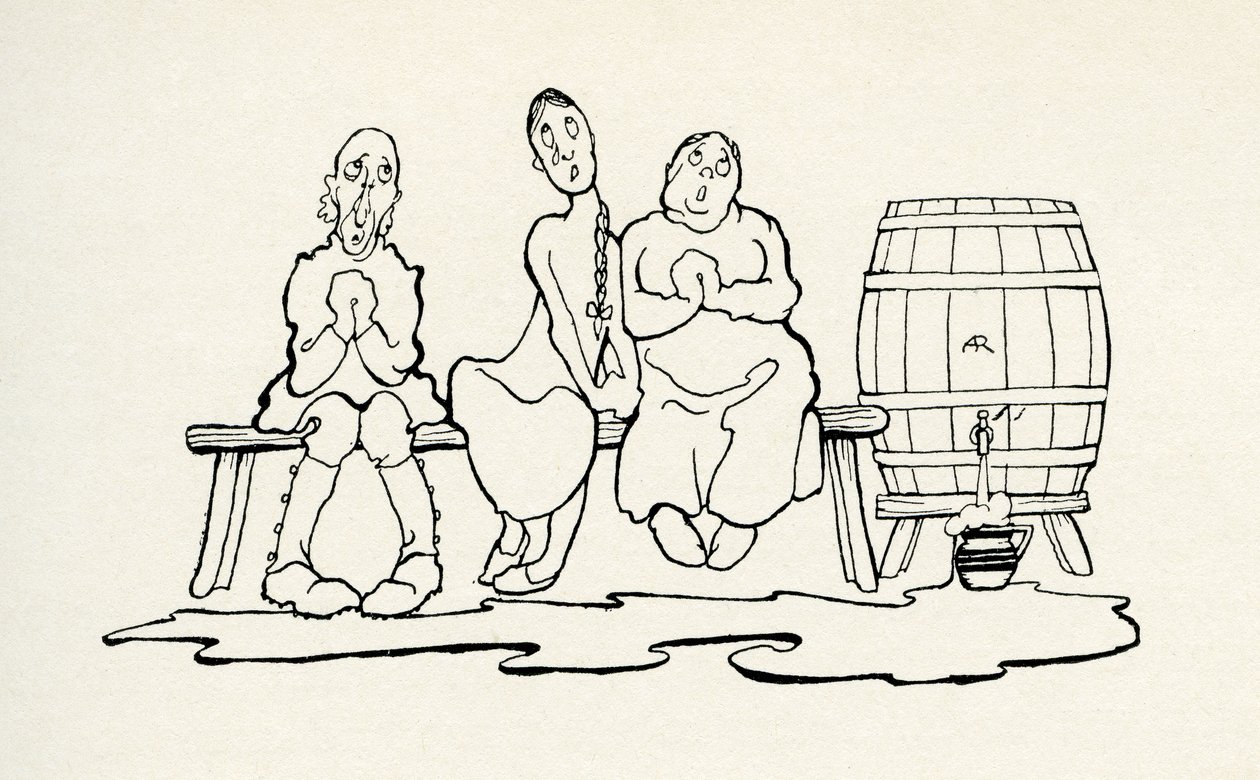 De drie domkoppen door Arthur Rackham
