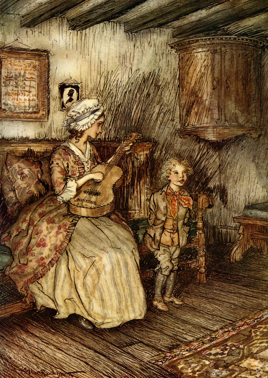 De Dominee van Wakefield door Arthur Rackham