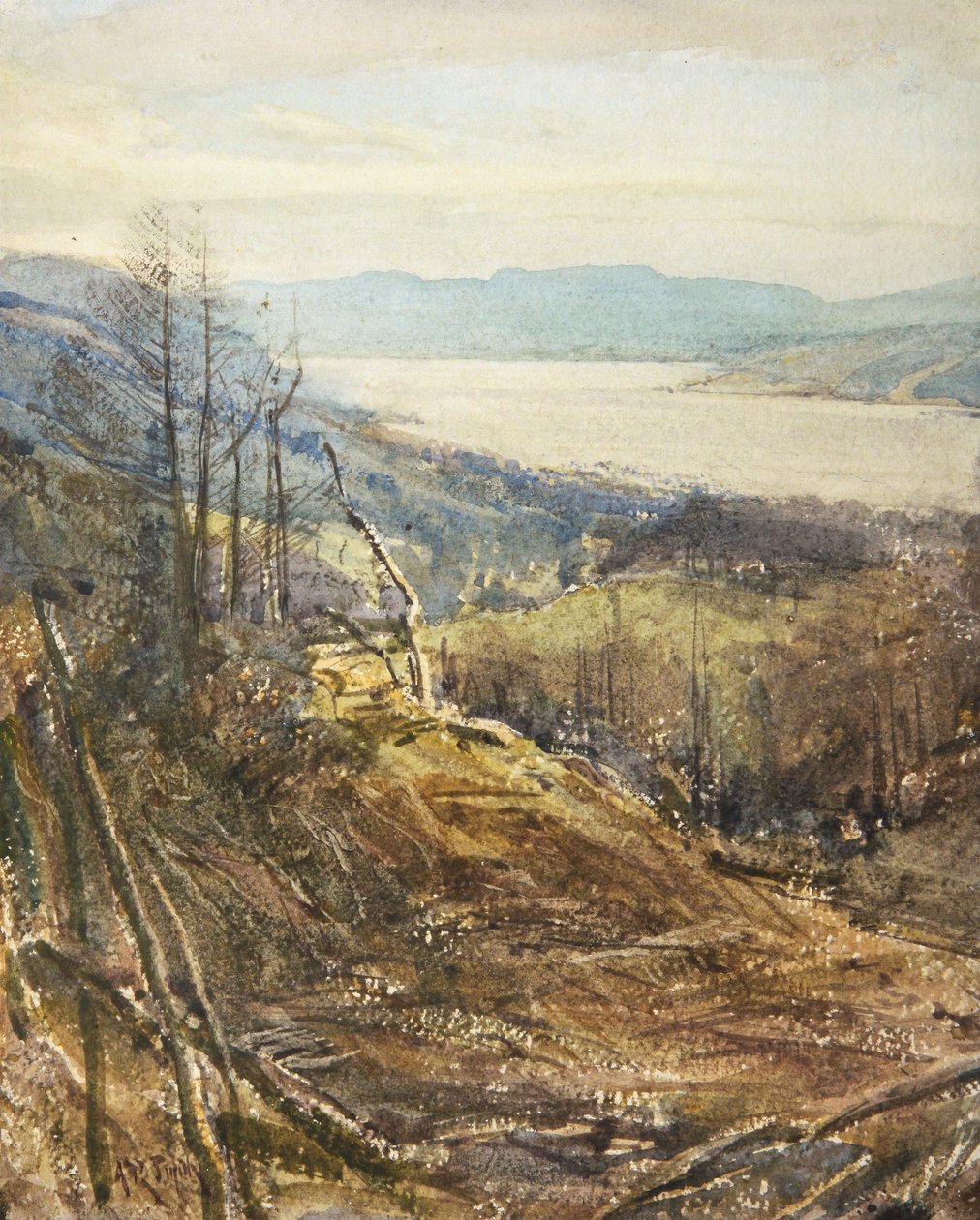 Coniston vanaf nabij Tarn Hows door Arthur Reginald Smith