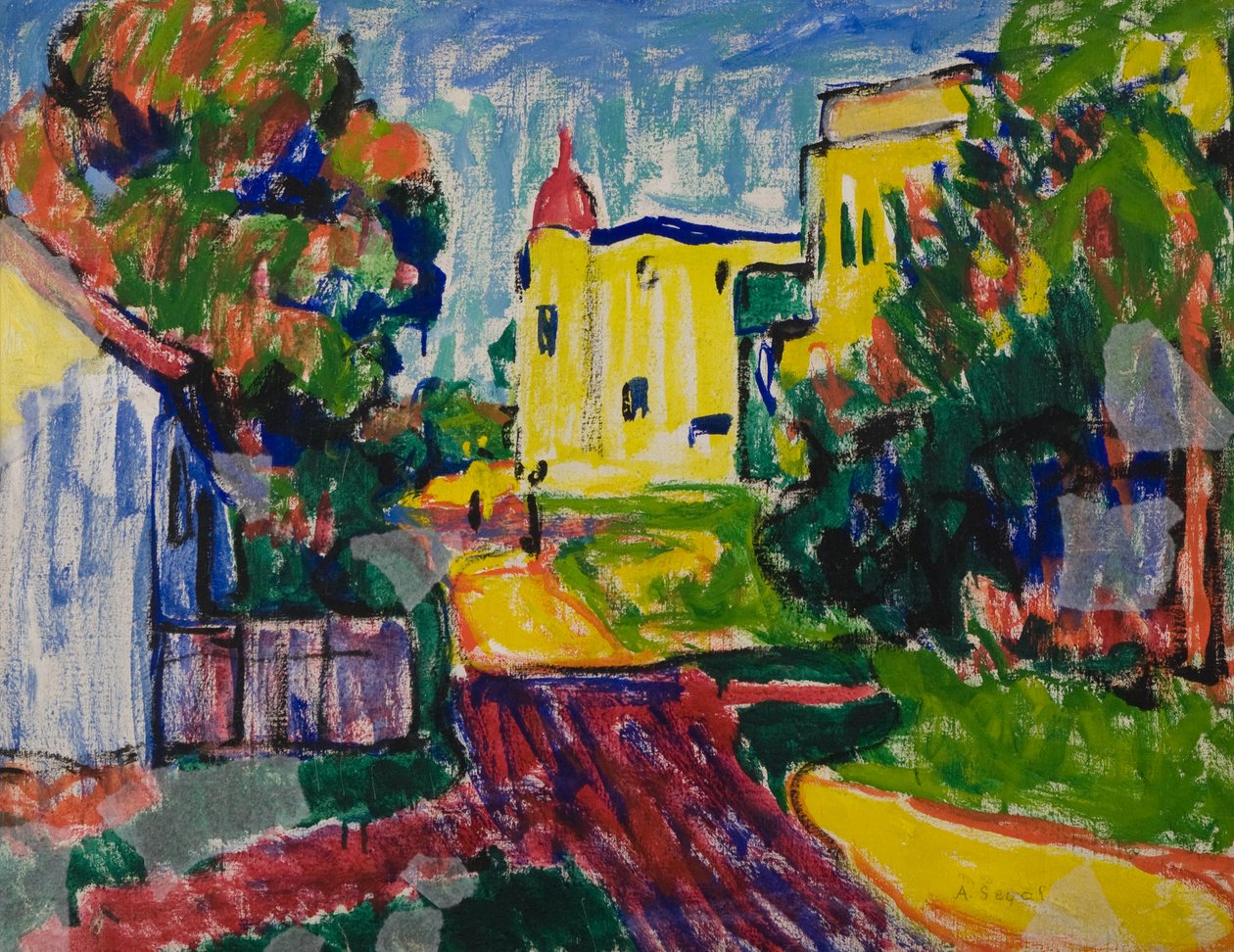 Een straat door Arthur Segal