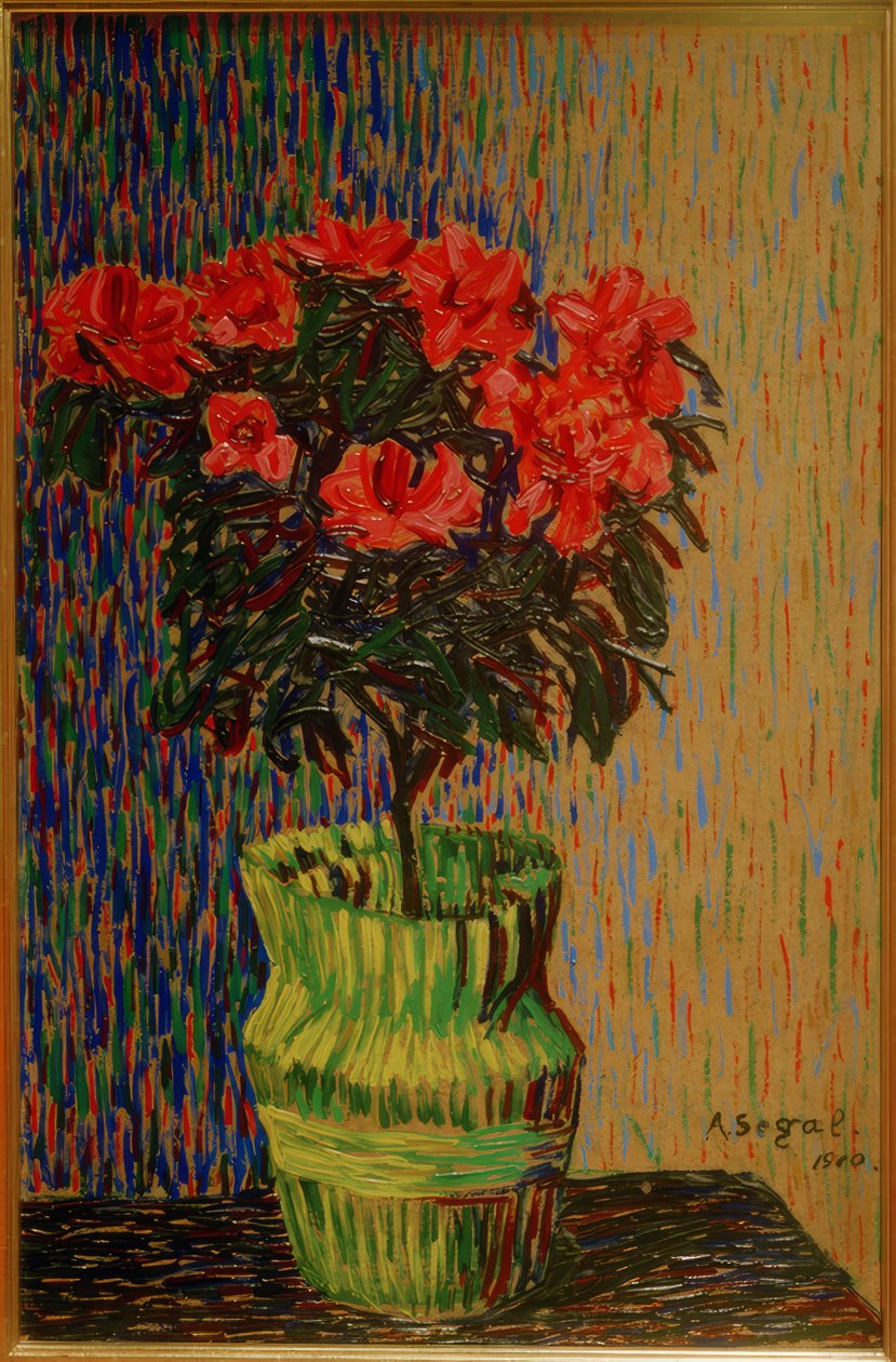 Azalea pot door Arthur Segal