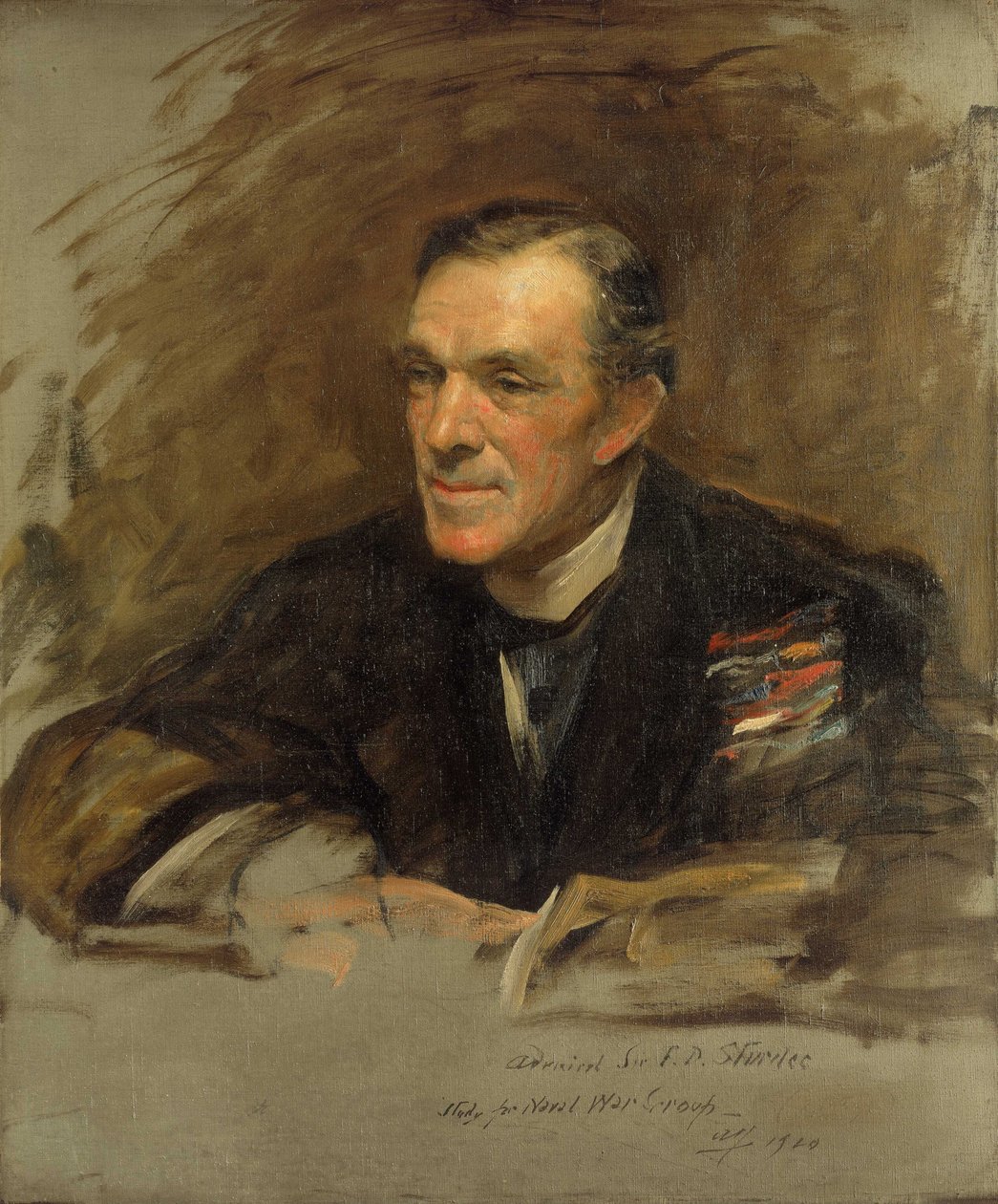 Admiraal Sir Frederick Doveton Sturdee door Arthur Stockdale Cope