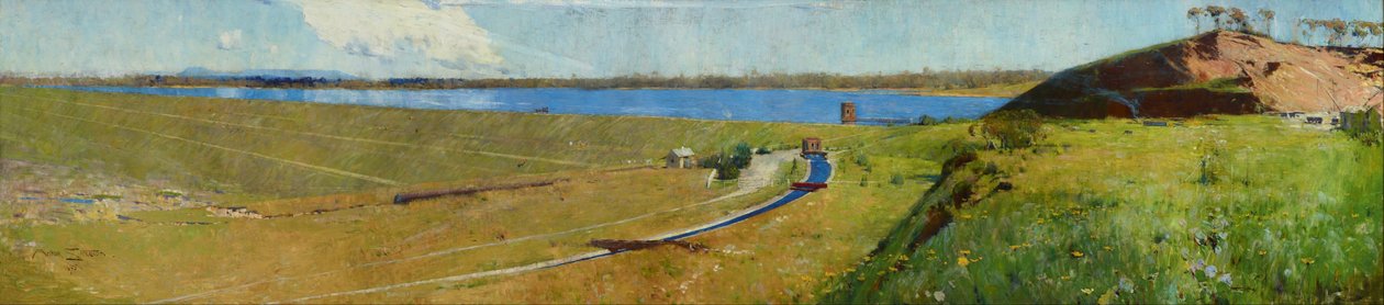 Prospect reservoir door Arthur Streeton
