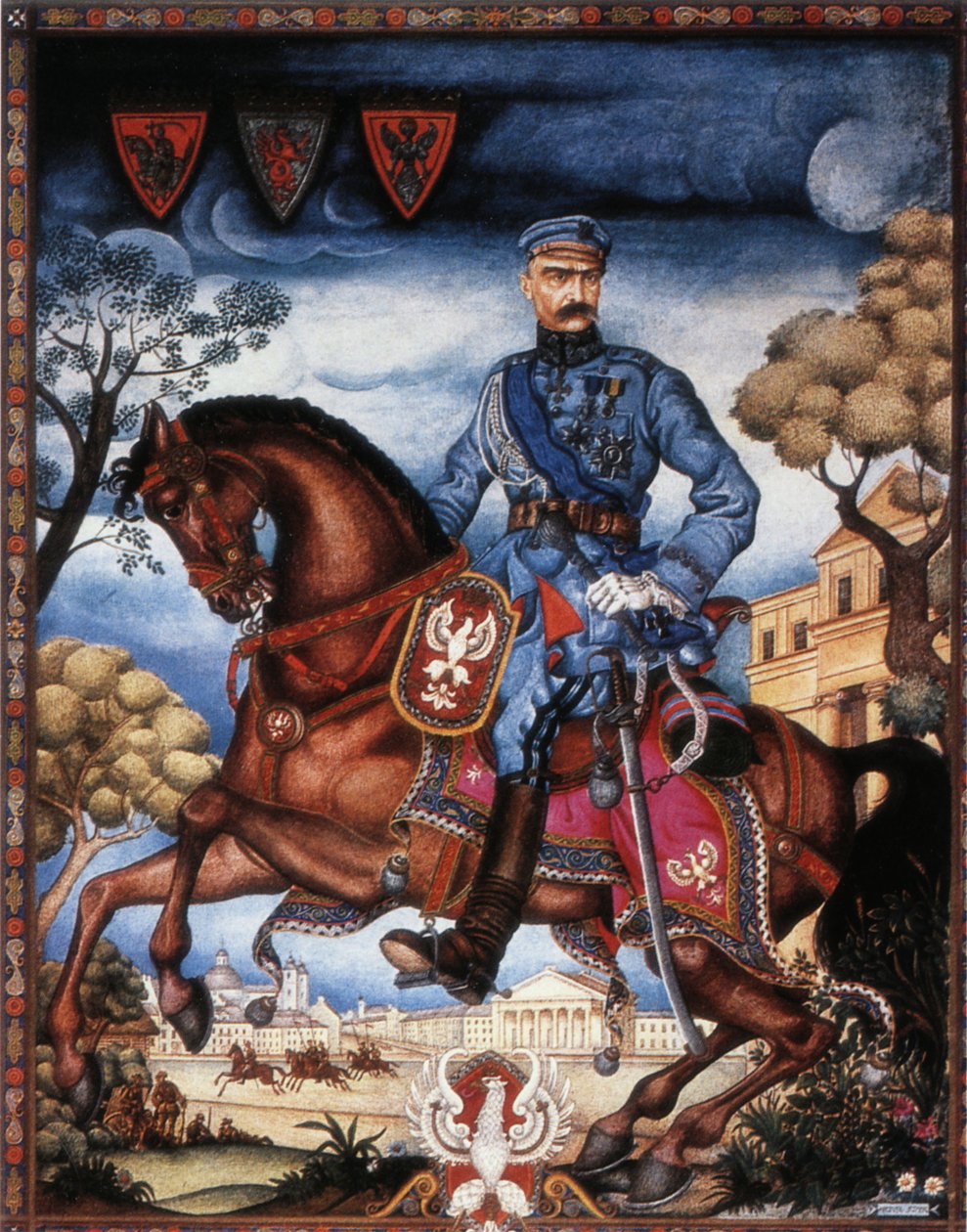 Joseph Pilsudski door Arthur Szyk