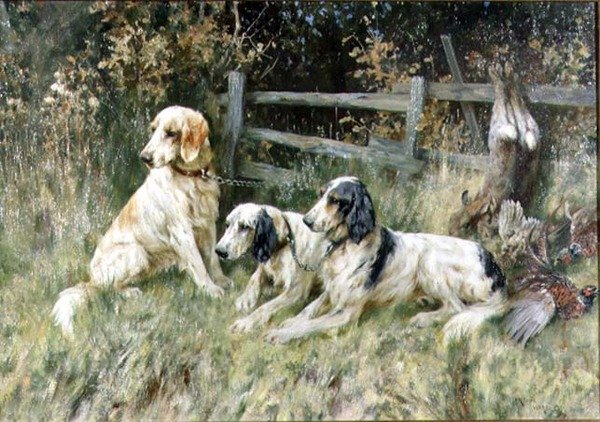 Bij de vangst van de dag door Arthur Wardle