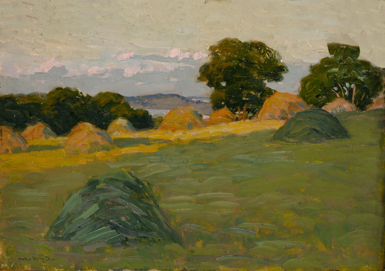 Het heuvelveld door Arthur Wesley Dow