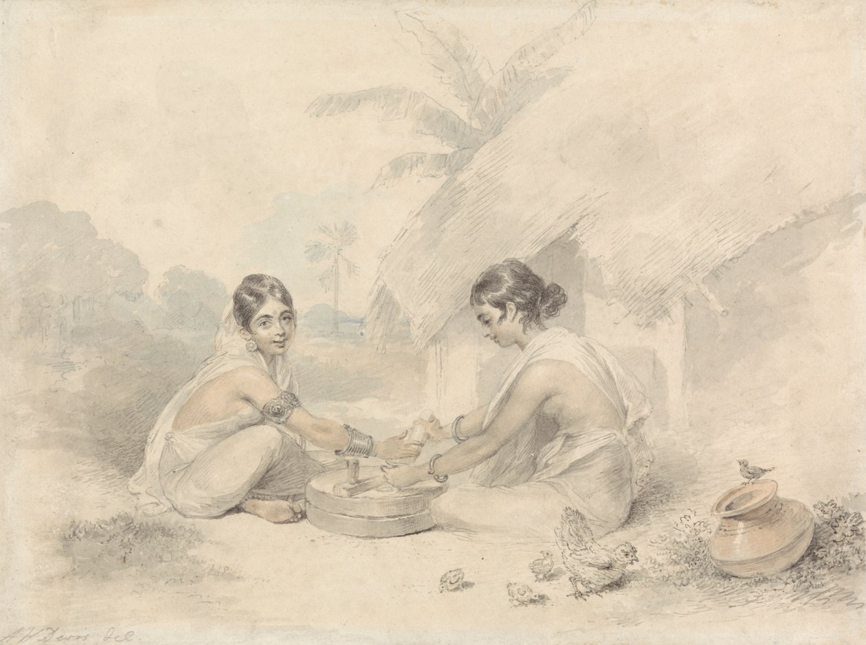 Inheemse Vrouwen uit Bengalen door Arthur William Devis