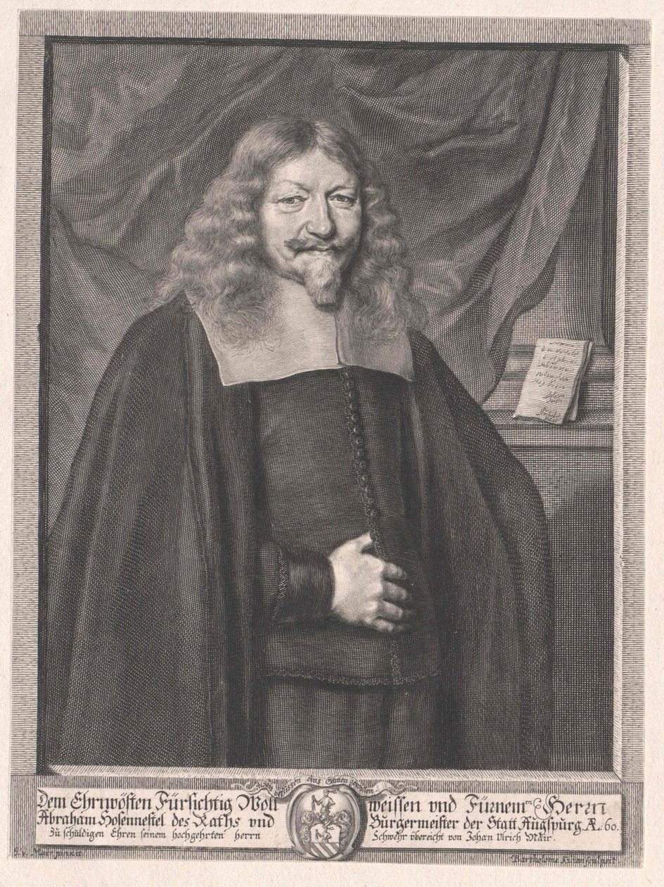 Abraham Hosennestel door Artist Unknown
