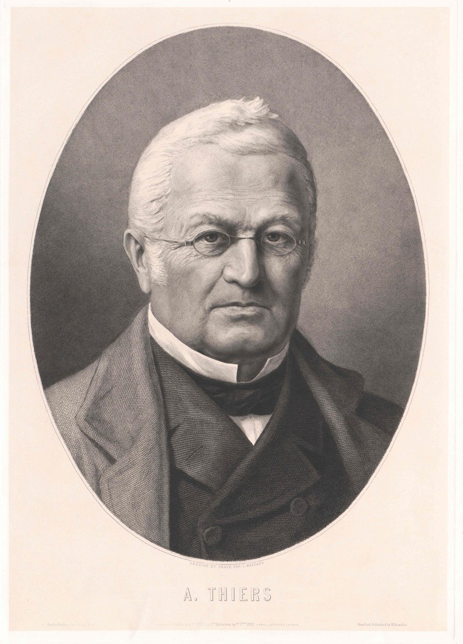 Adolphe Thiers door Artist Unknown