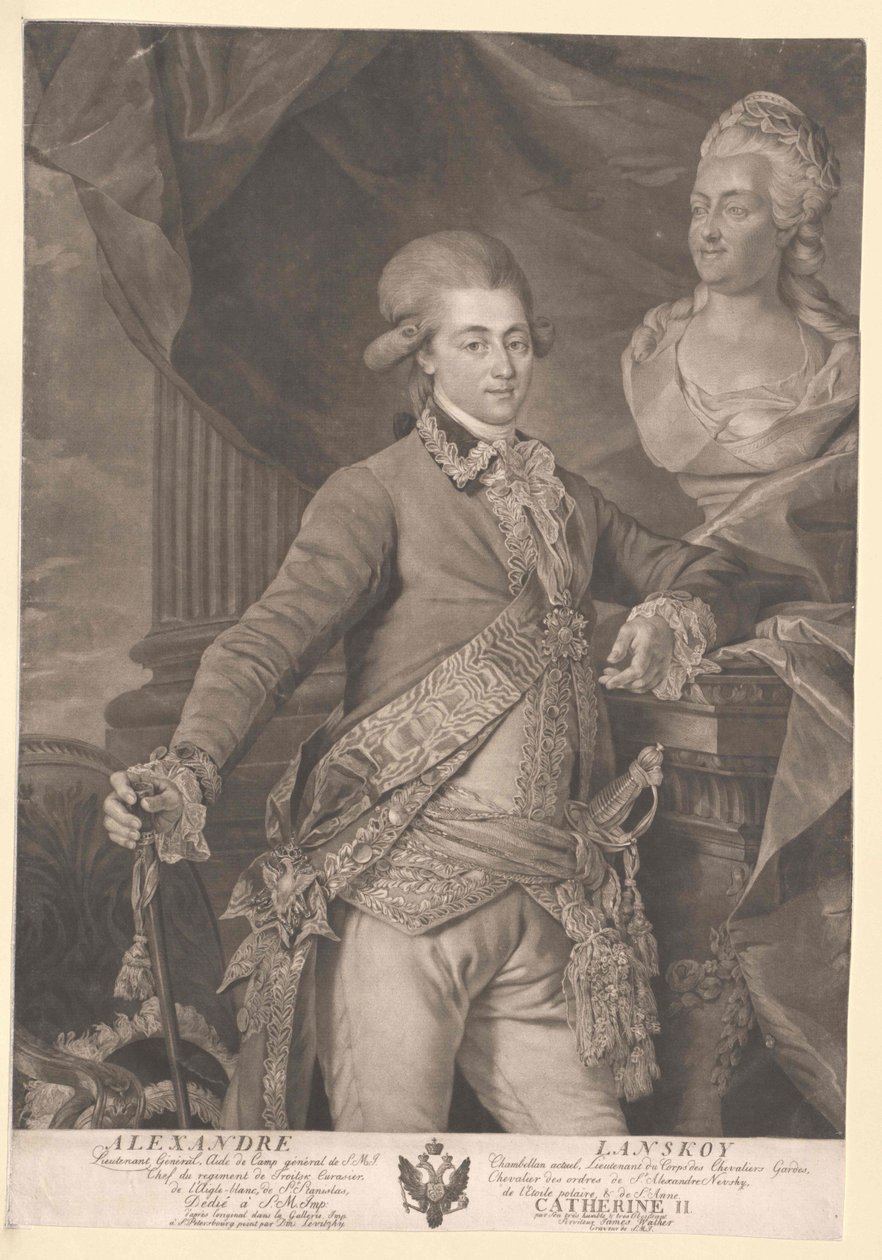 Aleksandr Dimitrijevitsj Lanskoi door Artist Unknown