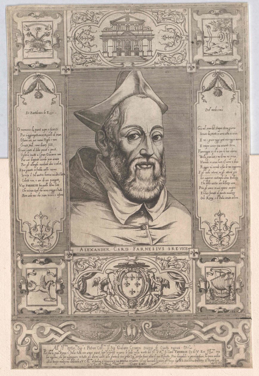 Alessandro Farnese door Artist Unknown