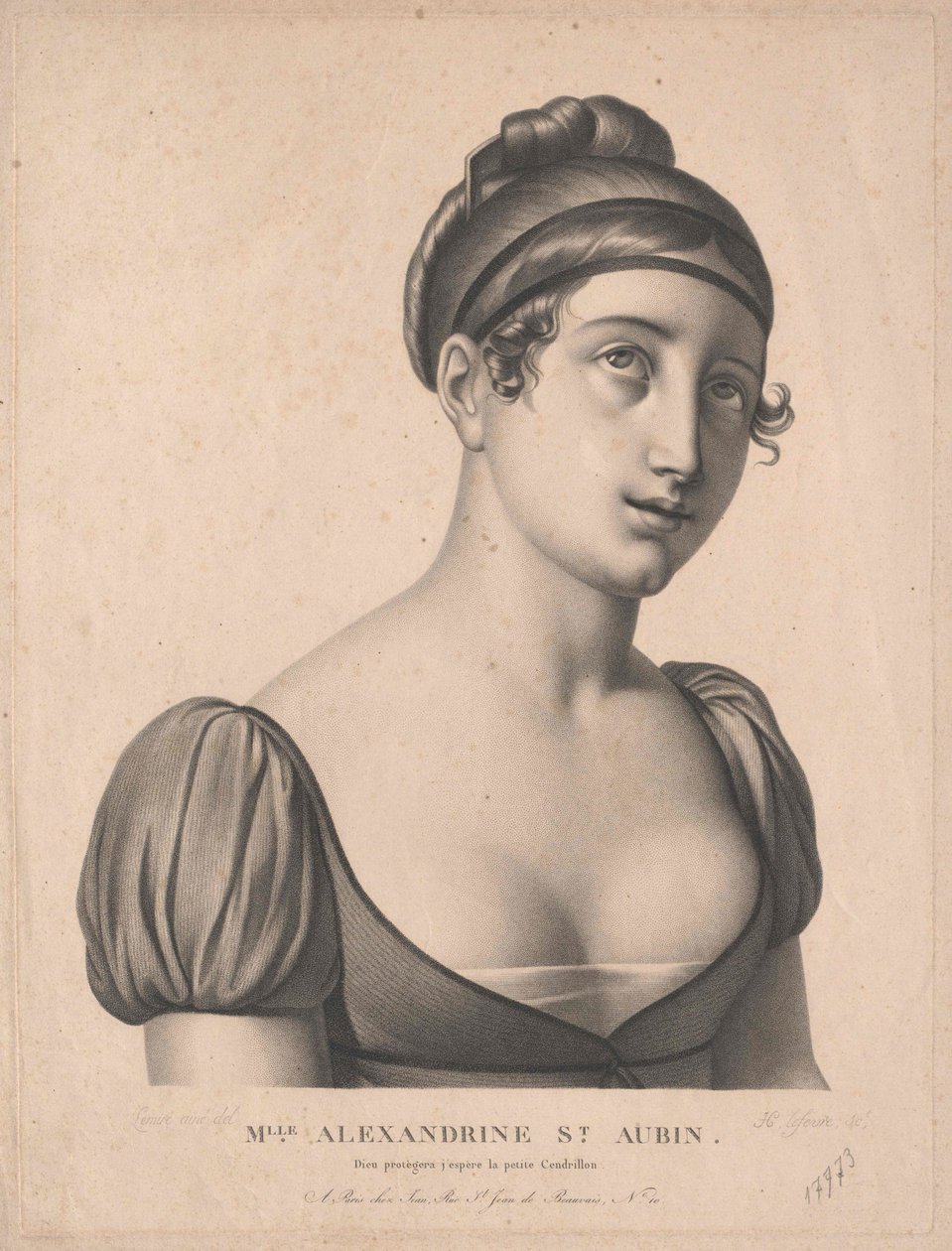 Alexandrine (1793-1867) Saint-Aubin door Artist Unknown