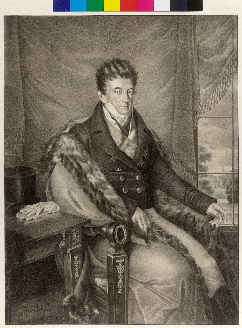 Andrej Kirillovitsj graaf Razumovski door Artist Unknown