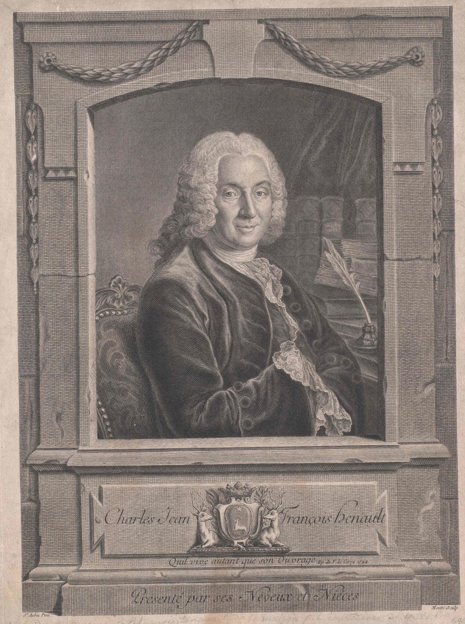 Charles-Jean-Francois Henault door Artist Unknown