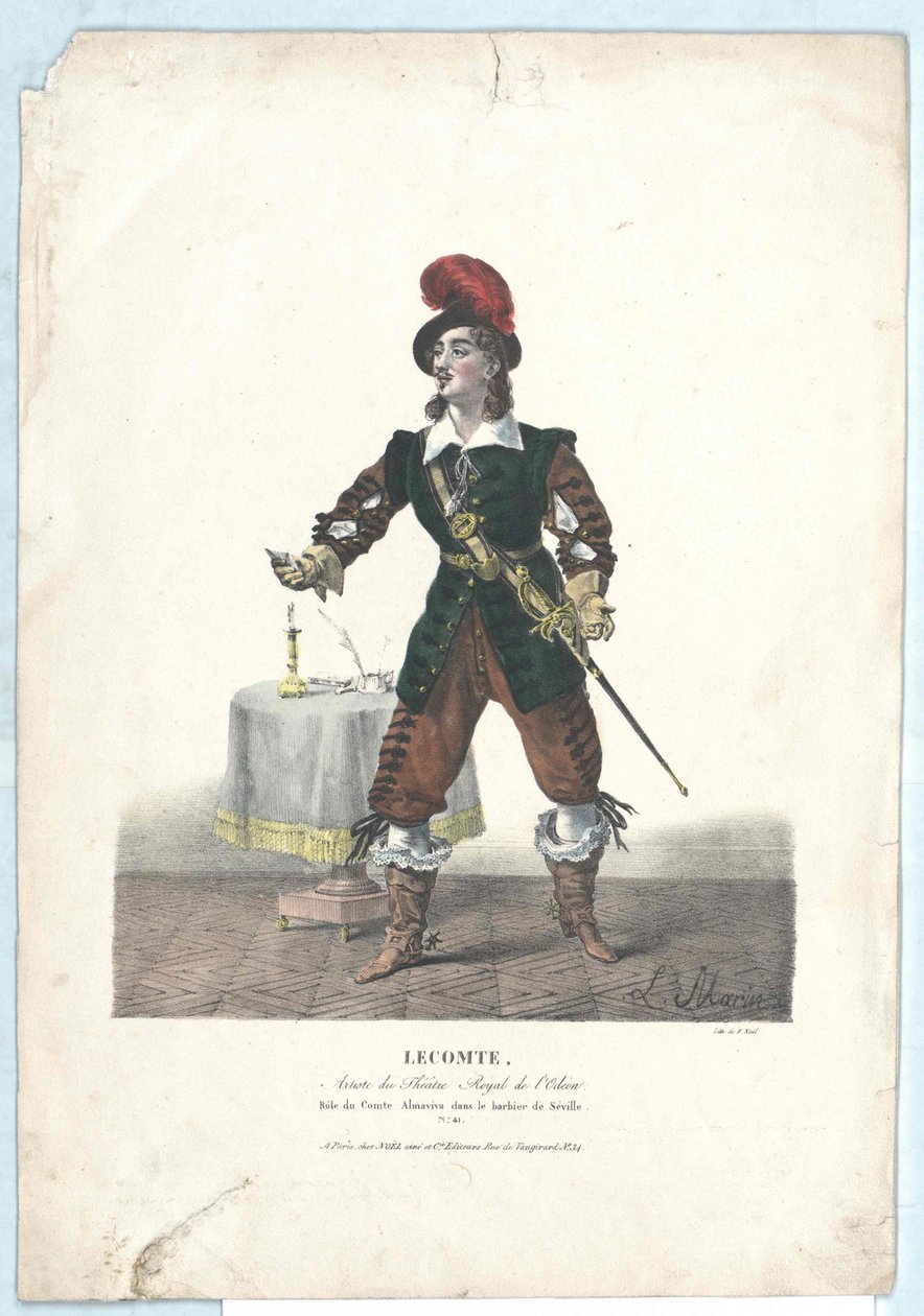 Charles Horace Badun Lecomte door Artist Unknown
