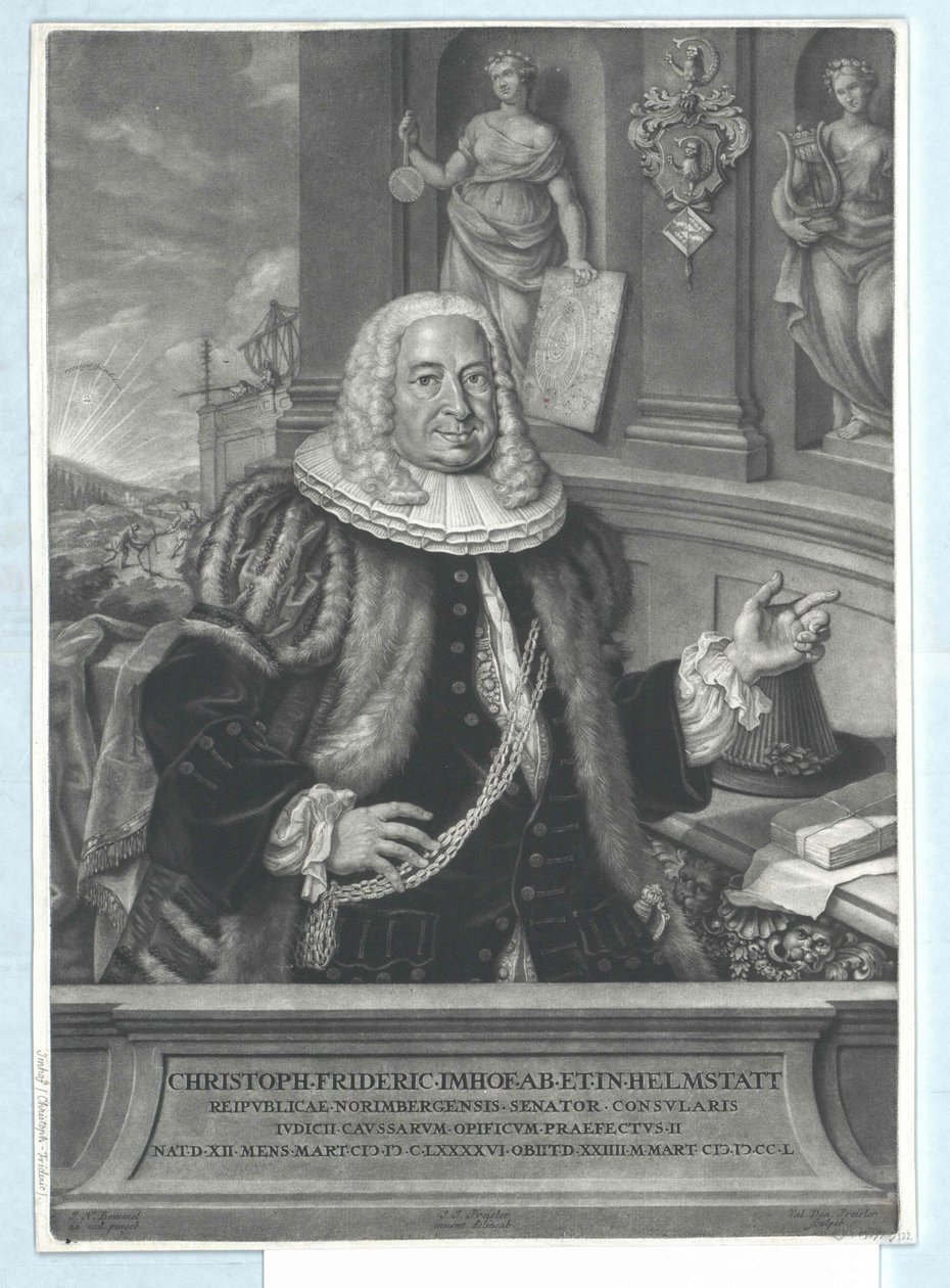 Christoph Frederick Imhof door Artist Unknown
