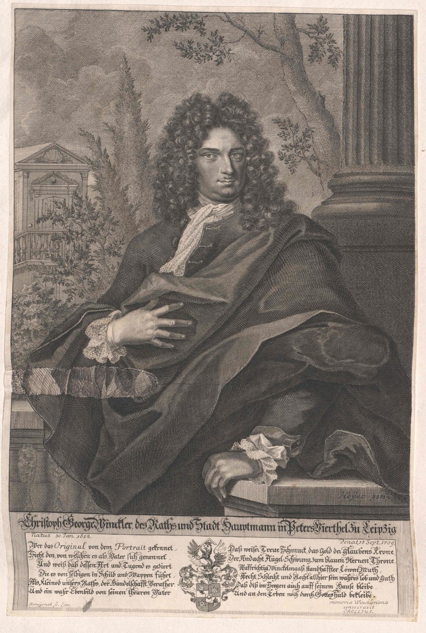 Christoph George Winckler door Artist Unknown