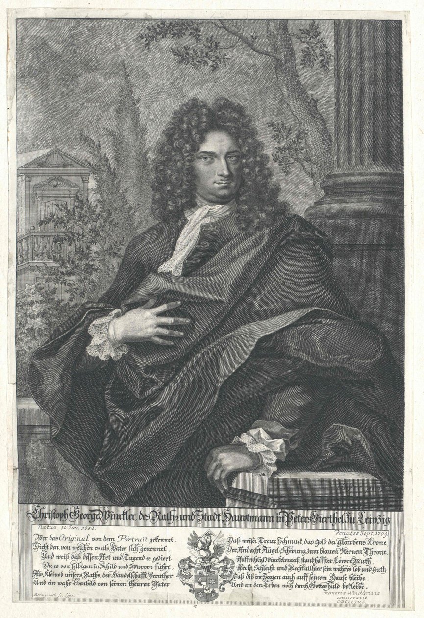 Christoph George Winckler door Artist Unknown