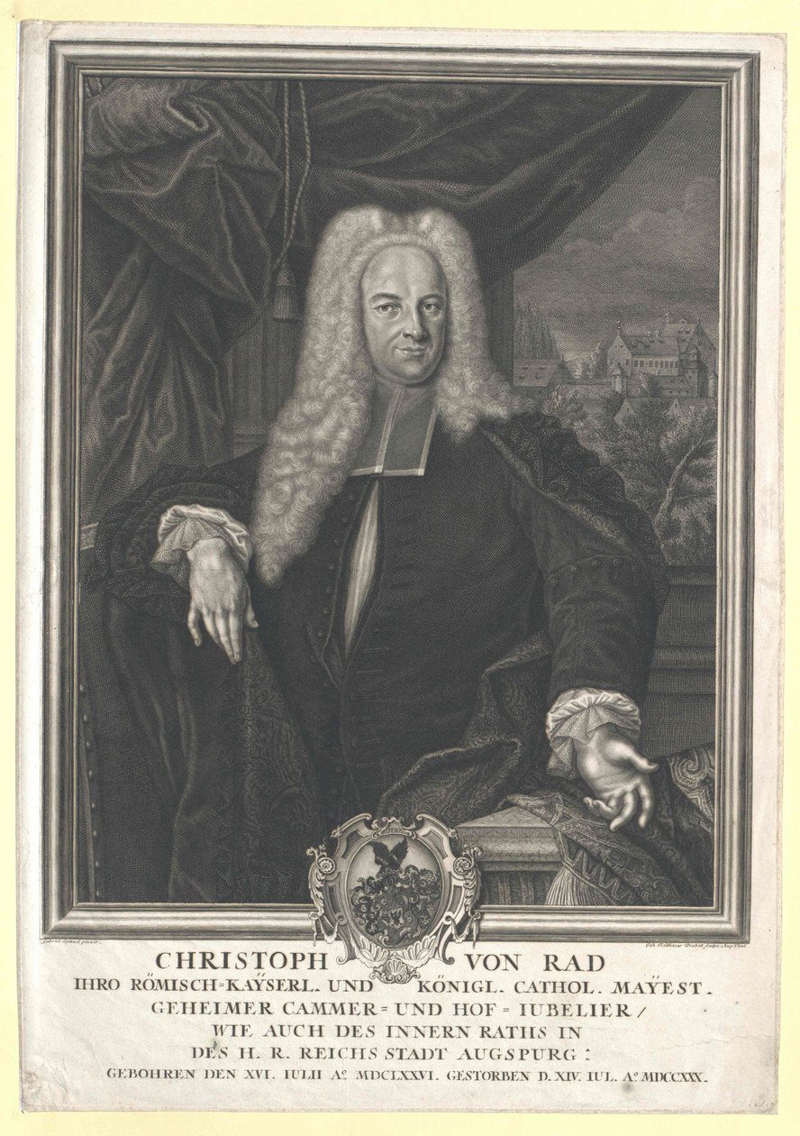 Christoph von Rad door Artist Unknown