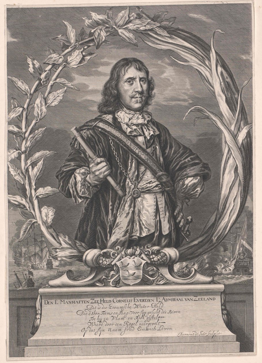 Cornelis d. Ae Evertsen door Artist Unknown