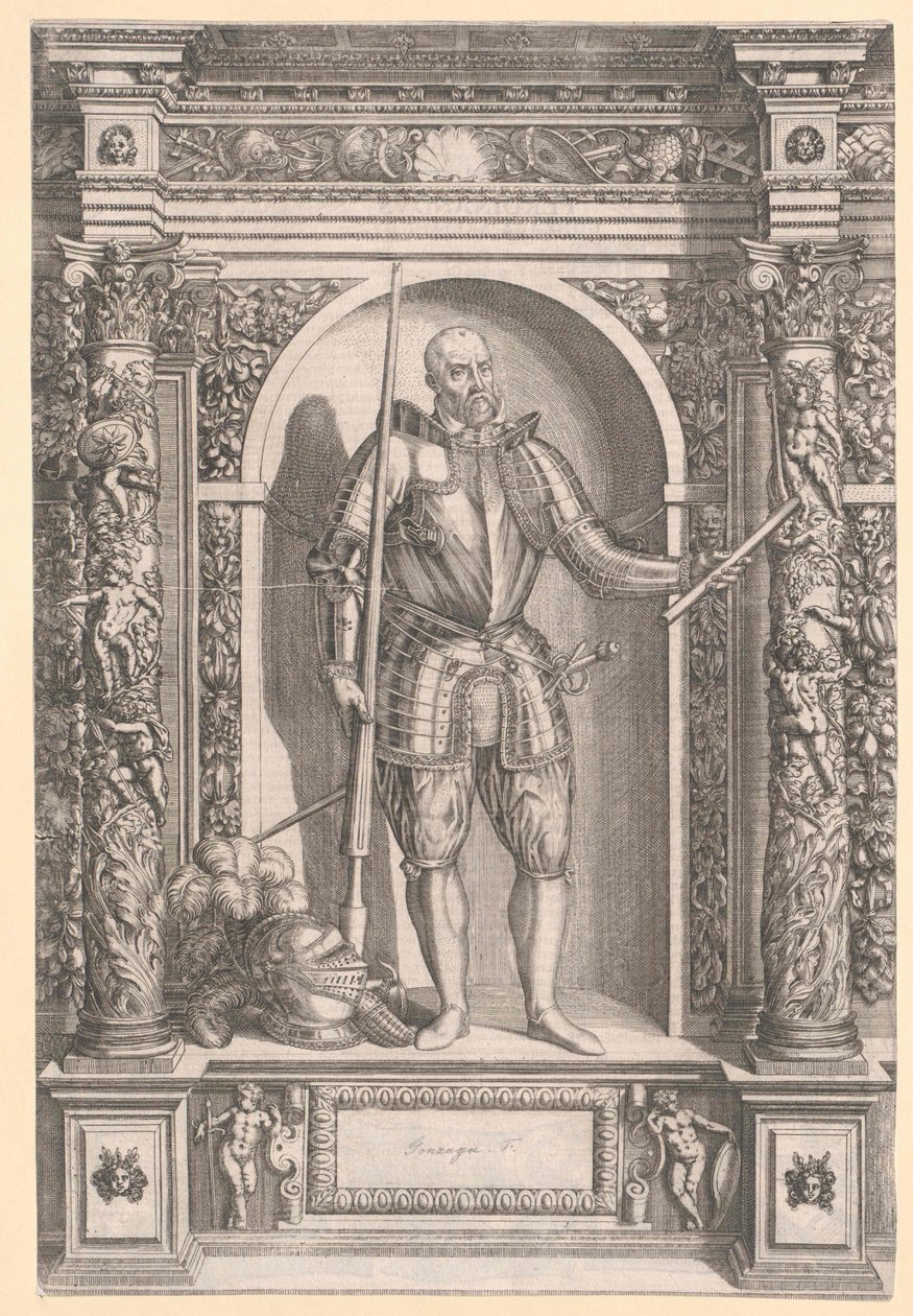 Graaf van Guastalla Ferdinand I door Artist Unknown
