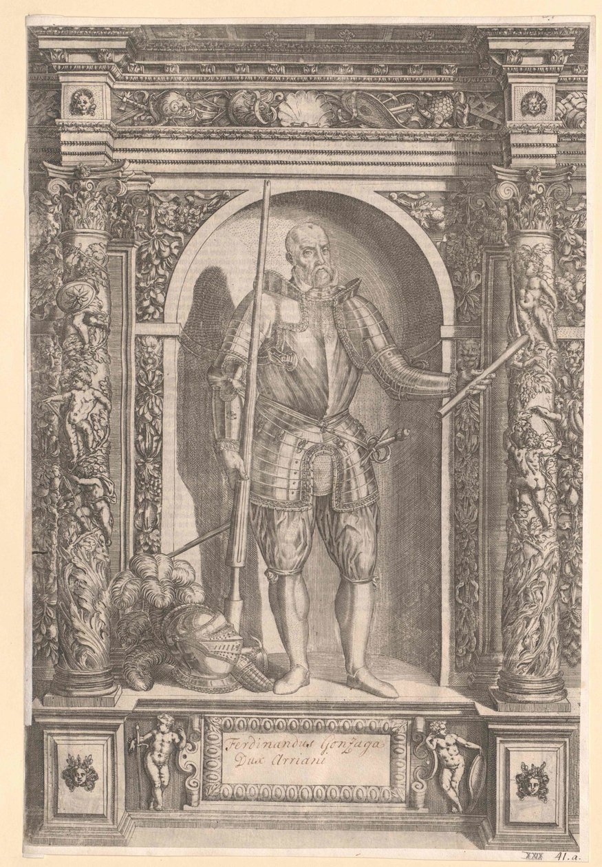 Graaf van Guastalla Ferdinand I door Artist Unknown