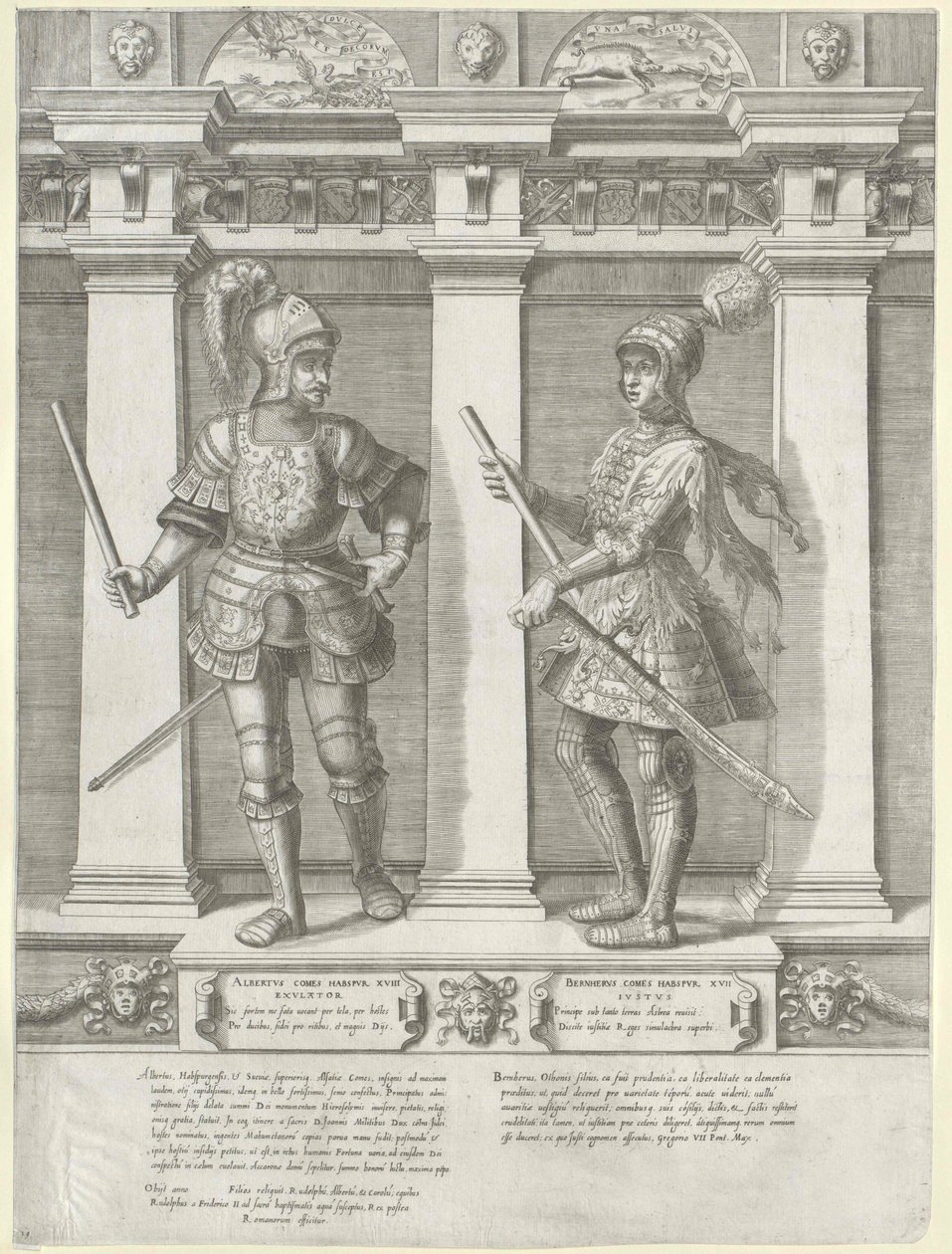 Count of Habsburg Albrecht IV door Artist Unknown