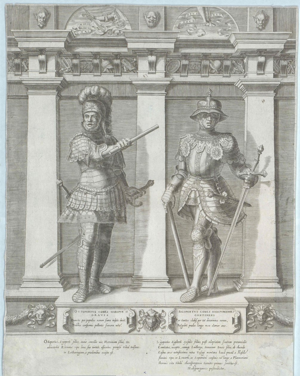 Graaf van Habsburg Sigebert door Artist Unknown