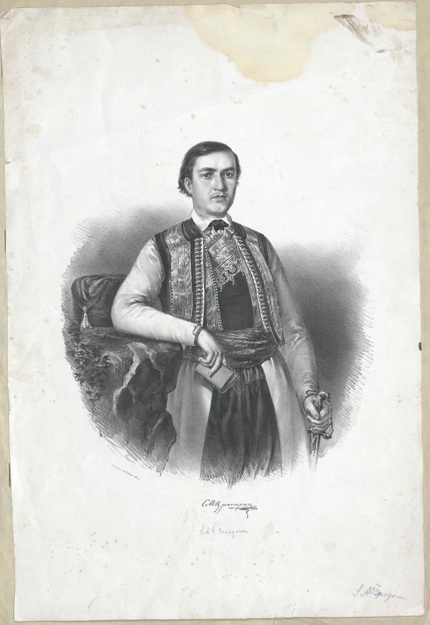 Graaf van Montenegro Danilo I door Artist Unknown