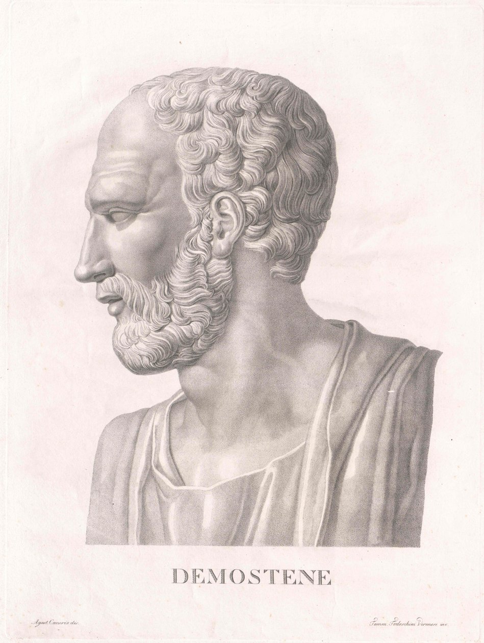 Demosthenes door Artist Unknown