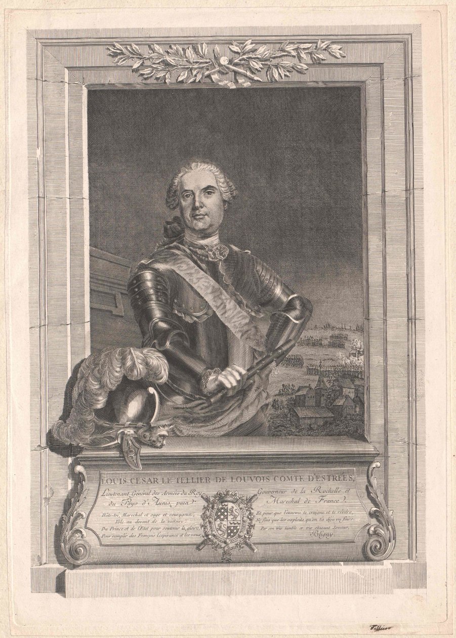 Hertog van Estrees Le Tellier door Artist Unknown