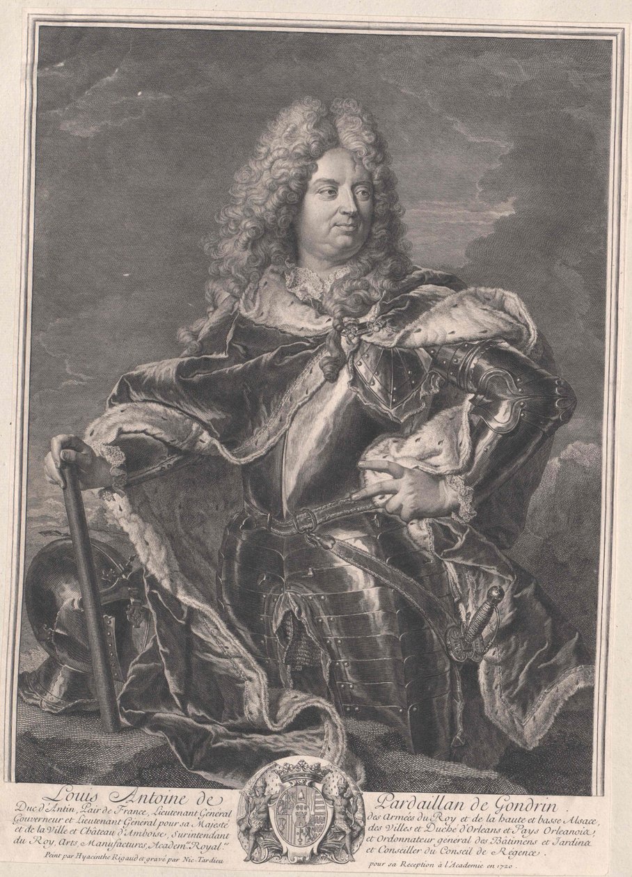 Hertog van Pardaillan de Gondrin door Artist Unknown