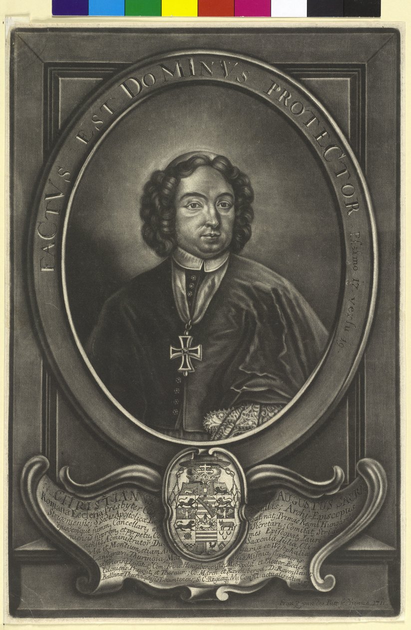 Hertog van Saksen-Zeitz Christian August door Artist Unknown