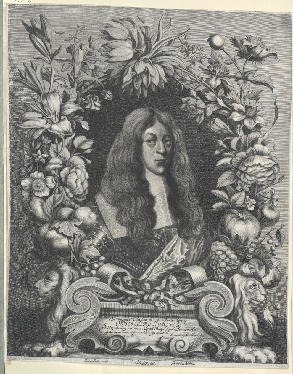 Hertog van Württemberg Willem Ludwig door Artist Unknown