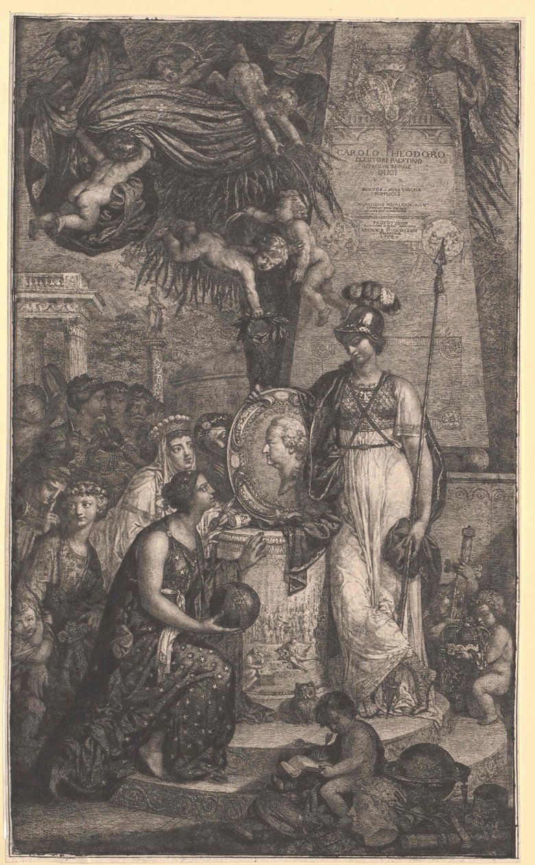 Keurvorst van Beieren Karl Theodor door Artist Unknown