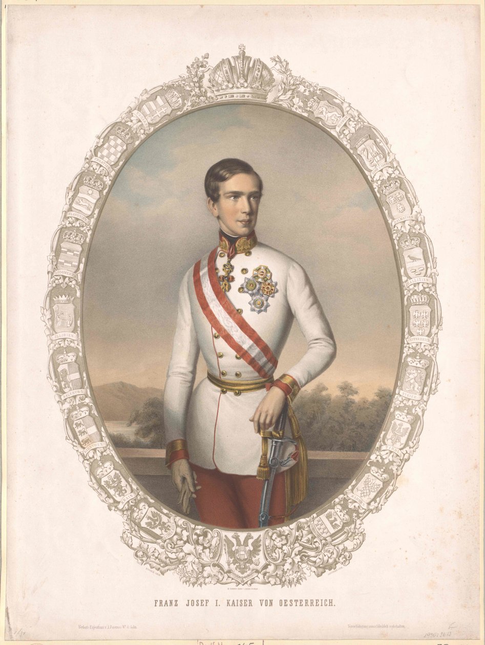 Keizer van Oostenrijk Frans Jozef I door Artist Unknown