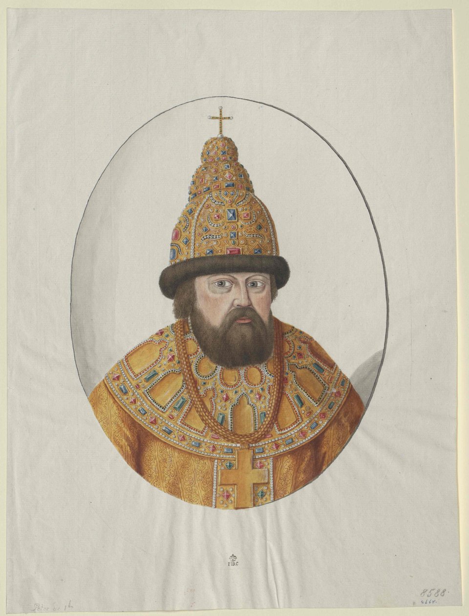 Keizer van Rusland Aleksey door Artist Unknown