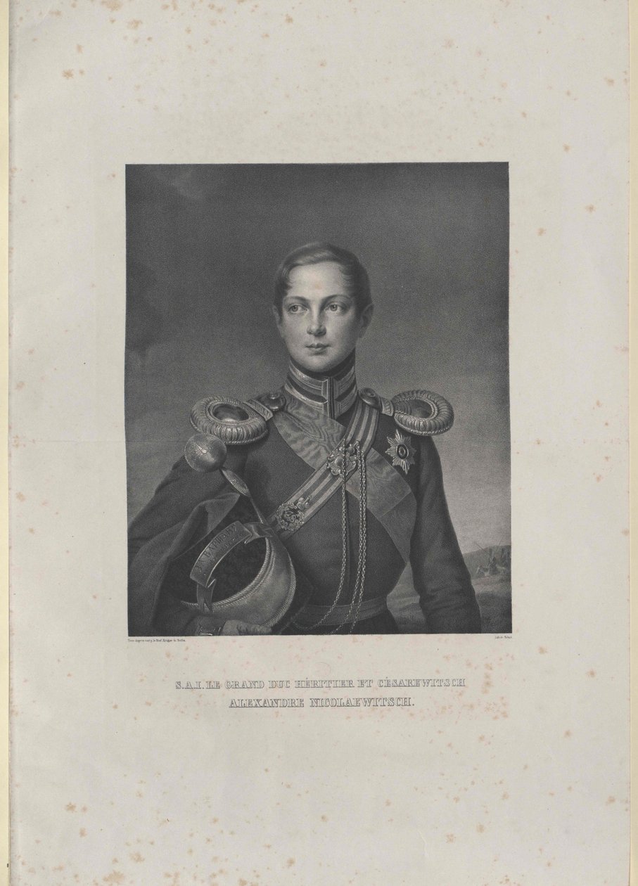 Keizer van Rusland Alexander II door Artist Unknown