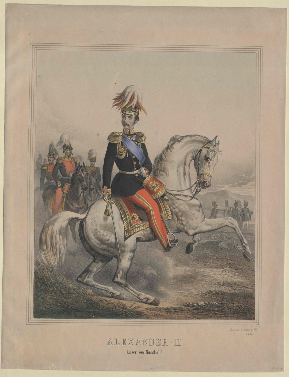 Keizer van Rusland Alexander II door Artist Unknown